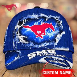 Southern Methodist Mustangs Baseball Caps Custom Name