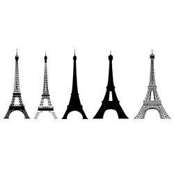 Eiffel Tower, Eiffel Tower SVG, SVG, SVG Files, Cricut, Silhouette Cameo, ScanNCut, Eiffel Tower Clipart, Eiffel Tower