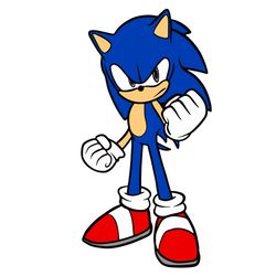 Sonic the Hedgehog SVG, Sonic SVG, Layered Sonic SVG
