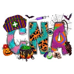 Halloween Cna Png, CNA Life Halloween Png, CNA Life Png, CNA, Halloween Nurse, Nurse, Bat, Happy Halloween Png