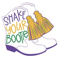Shake Your Bootie SVG Mardi Gras File Download