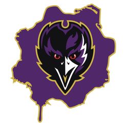 Baltimore Ravens Map svg, nfl svg, eps, dxf, png, digital file