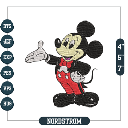 Mickey Magician Mouse Design Embroidery File