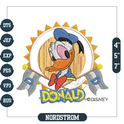 Disney Donald Duck Badge Embroidery