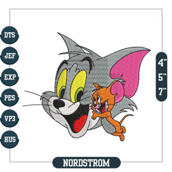 Classic Cartoon Tom and Jerry Embroidery