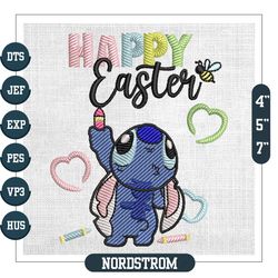 Happy Easter Day School Stitch Embroidery