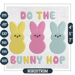 Do The Bunny Hop Easter Peeps Embroidery