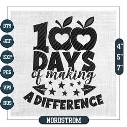 100 Days Of Making A Difference Embroidery