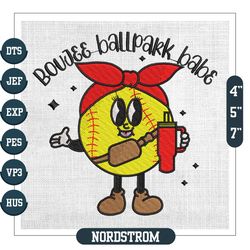 Boujee Ballpark Babe Stanley Baseball Embroidery