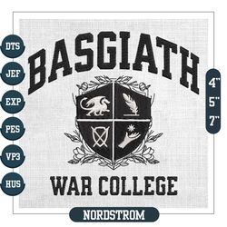 Basgiath War College Logo Embroidery