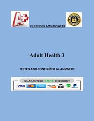 Adult Health 3