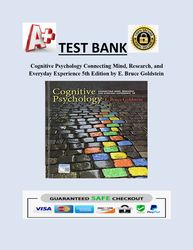 Cognitive Psychology Connecting Mind, Research, and Everyday Experience 5th Edition by E. Bruce Goldstein