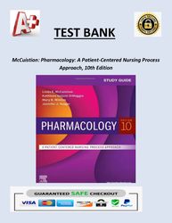 McCuistion Pharmacology A Patient-Centered Nursing Process Approach, 10th Edition