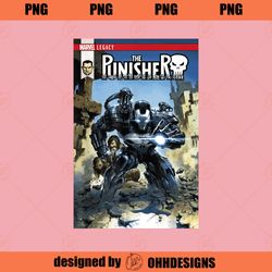 Marvel The Punisher and War Machine Become One Cover  PNG Download
