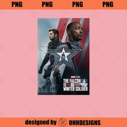 Marvel The Falcon and The Winter Soldier Series Poster PNG Download