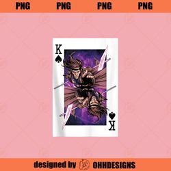 Marvel Gambit Staff Kings Playing Card  PNG Download