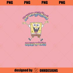 SpongeBob SquarePants Rainbow Text Portrait  PNG Download