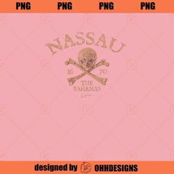 JCombs Nassau The Bahamas Pirate Skull Crossbones PNG Download