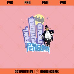 Batman Vintage Penguin Fowl Feathered Fiend Comic Icon PNG Download