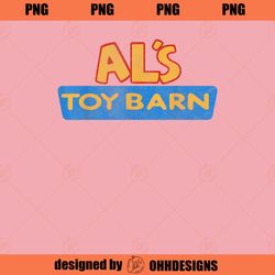 Disney Pixar Toy Story Als Toy Barn Distressed Logo PNG Download
