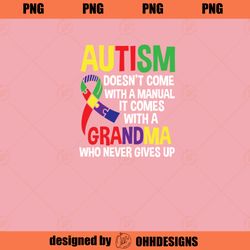 Autism Grandma Apparel Awesome Grandmas Design Ohh Designs PNG Download