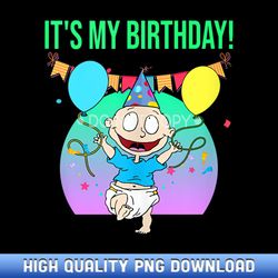 Mademark x Rugrats - It's My Birthday - Tommy Pickles Tank Top - Ready-to-Print Sublimation PNG Graphics - Design with U