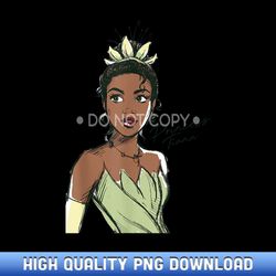 Disney The Princess The Frog Princess Tiana Sketch - Bespoke Sublimation Digital Files - Elevate Your Designs with Exqui