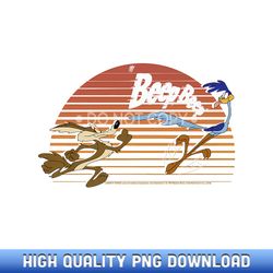 Looney Tunes Wile E. Coyote & Road Runner Beep Beep Chase Premium - PNG Sublimation Masterpieces - Explore the Spectrum