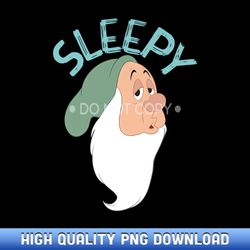 Disney Snow White & The Seven Dwarfs Sleepy Face Premium - Curated Sublimation PNG Bundle - Spark Your Artistic Journey