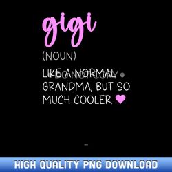 Gigi Definition Cute Mother's Day Grandma - Luxury Sublimation PNG Collection