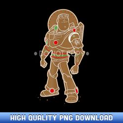 Disney Pixar Toy Story Buzz Lightyear Gingerbread Portrait - Sophisticated Sublimation Design Files