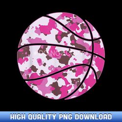 pink basketball camo - pink camouflage basketball
