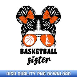 kids basketball bball little sister sis for kids girls basketball - professional grade sublimation pngs