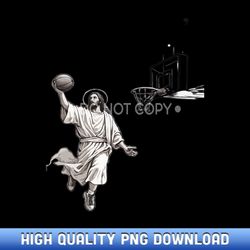 he is rizzin jesus basketball funny easter - artisanal sublimation png artworks