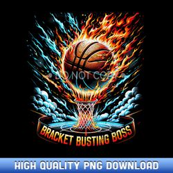 March College Basketball Retro Bracket Buster Boss B-Ball - Instant Access Sublimation Designs