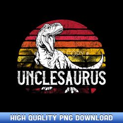 Father's Day Gift For Men Unclesaurus Uncle Saurus T Rex - Curated Sublimation PNG Bundle