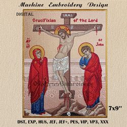 Crucifixion of the Lord embroidery design