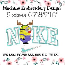 Nike embroidery design minion