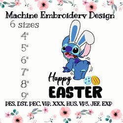 Embroidery design Happy Easter Stitch