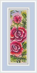 Bookmark Cross Stitch Pattern Flowers Cross Stitch Pattern Rose Cross Stitch Pattern Book Cross Stitch Pattern