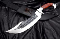 12 inches long Blade Eagle Bowie-Hand forged Bowie knife-knives-Tempered-sharpen-hunting and camping knife-forged