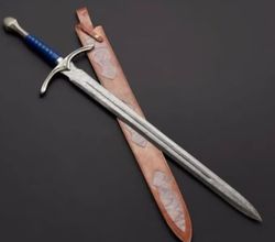 Custom Handmade Narsil LOTR Damascus Steel Sword, Best Handmade Sword, Custom Sword, LOTR Sword, Narsil Sword