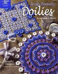 Digital | Irish Floral Napkins | Knitted napkins | Vintage crochet pattern | PDF