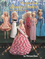 Digital | Vintage Barbie Costume Crochet Patterns | Dresses for dolls 11 1/2 | Fashion doll beauty contest | PDF