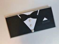 Boxed Handmade Men's Suit Money Envelope | Luxury Gift Idea for him