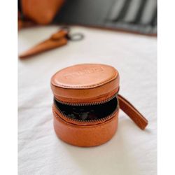 handmade leather case for needles and small accessories