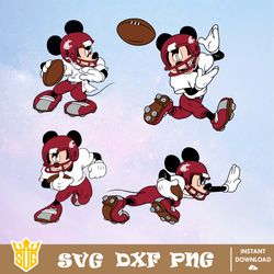 Washington State Cougars Mickey Mouse Disney SVG, NCAA SVG, Disney SVG, Vector, Cricut, Cut Files, Clipart, Digital File