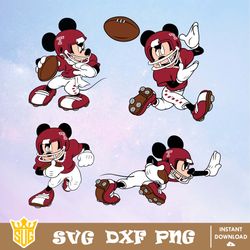 Temple Owls Mickey Mouse Disney SVG, NCAA SVG, Disney SVG, Vector, Cricut, Cut Files, Clipart, Silhouette, Download File