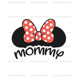 Mommy Disney Minnie Magic Mouse Ears Vector SVG