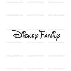 Disney Magic Mouse Family Logo SVG